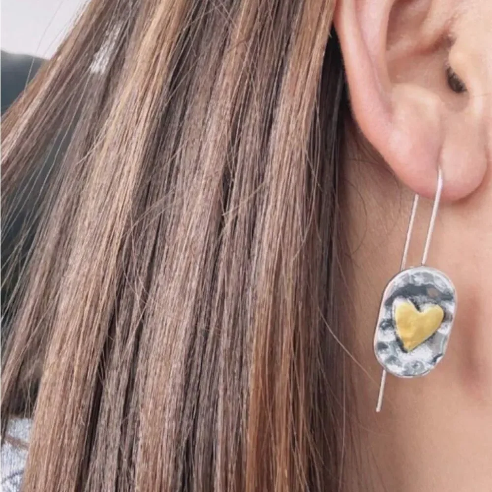 Boho Heart Earrings A1302